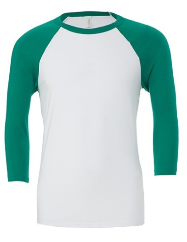 B-3200-Unisex 3/4 Sleeve Baseball T-Shirt